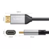 ORICO H4Y1 Cavo HDMI 2.0 5m Nero 4K 60Hz 18Gbps connettori placcati oro