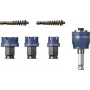 Bosch 2608901963 Progressor per legno e metallo Set 7 pezzi di seghe a tazza con adattatore Power Change Plus e punta centratrice HSS-G