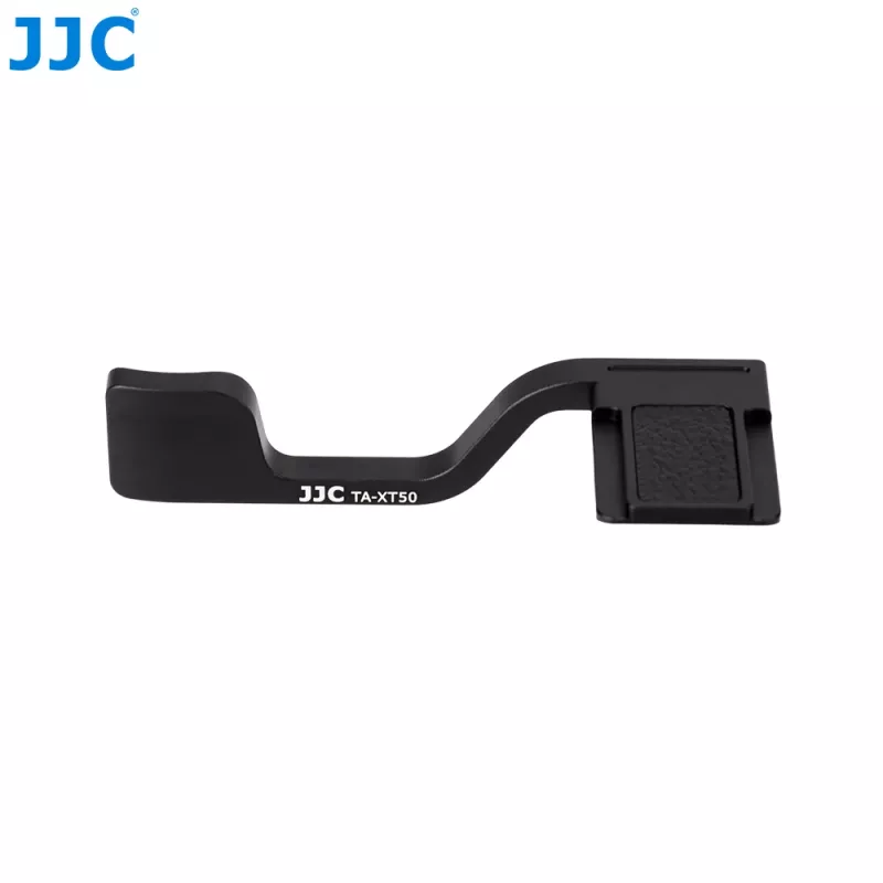 JJC TA-XT50 Supporto per pollice per Fujifilm X-T50 – lega di alluminio, montaggio su slitta flash, Nero