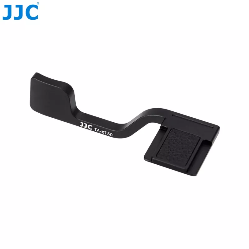JJC TA-XT50 Supporto per pollice per Fujifilm X-T50 – lega di alluminio, montaggio su slitta flash, Nero