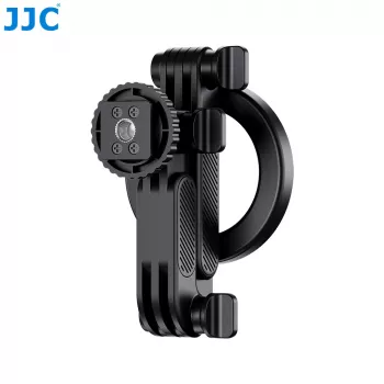 JJC MS-CS1 Supporto magnetico MagSafe con 1/4 di pollice-20 e compatibilità GoPro, Nero