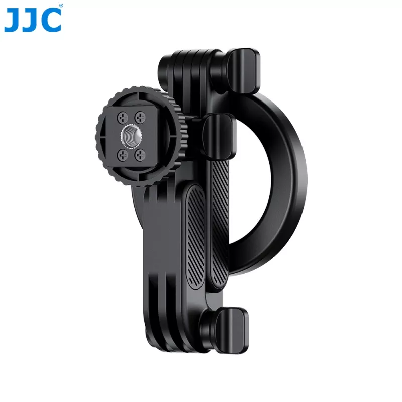 JJC MS-CS1 Supporto magnetico MagSafe con 1/4 di pollice-20 e compatibilità GoPro, Nero