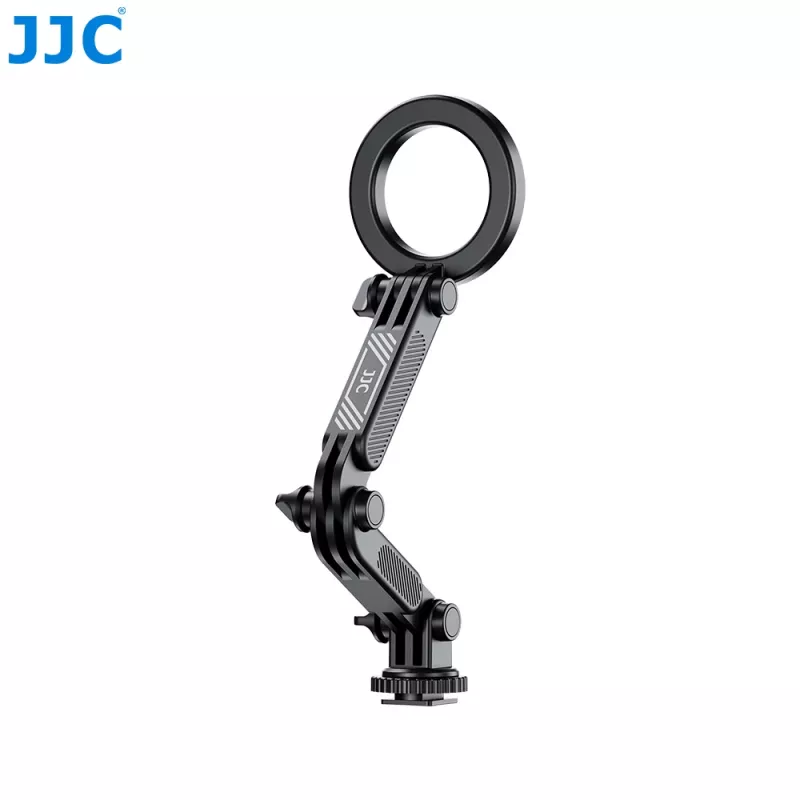 JJC MS-CS1 Supporto magnetico MagSafe con 1/4 di pollice-20 e compatibilità GoPro, Nero