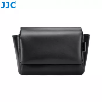 JJC CL-M Custodia in pelle PU nera per fotocamera per Fujifilm X100VI, X100V, X-E5 e Canon V1