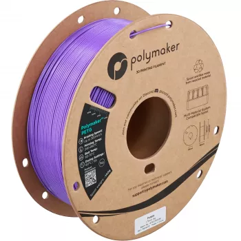 Polymaker PETG filamento per stampante 3D, 1,75 mm, 1 kg, viola