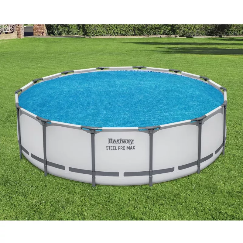 Bestway 29404 telo solare per piscina con film a bolle 427 cm blu