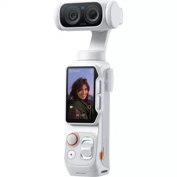 Insta360 Luna Ultra Standard Bundle Fotocamera gimbal tascabile, Stellar White (LUNA02)