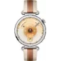 Huawei Watch GT 6 41mm smartwatch argento con cinturino in pelle marrone