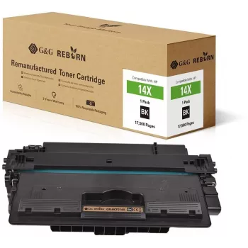 G&G Reborn toner nero rigenerato per HP 14X (CF214X) – 17.500 pagine