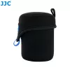 JJC SB6587 custodia deluxe per obiettivi compatti (65x78mm, nera)