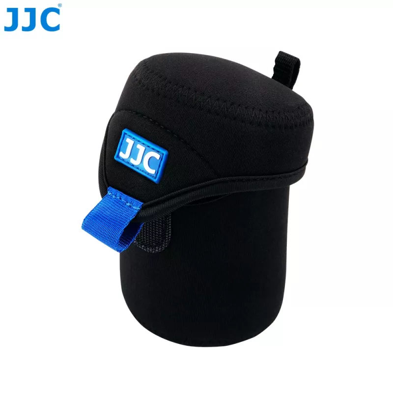 JJC SB6587 custodia deluxe per obiettivi compatti (65x78mm, nera)