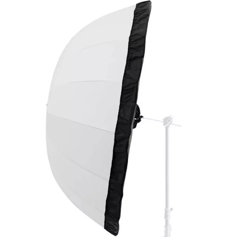 Tessuto riflettente Godox DPU-130BS argento/nero per ombrello parabolico