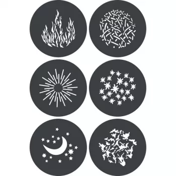 Set gobo Godox GP GS1 (6 pezzi) per accessorio di proiezione SA-P
