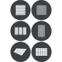 Set gobo Godox GP GS4 (6 pezzi) per proiettori serie GP