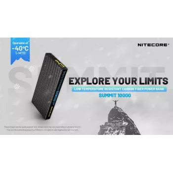 Powerbank Nitecore Summit 10000 mAh 38.5W nero