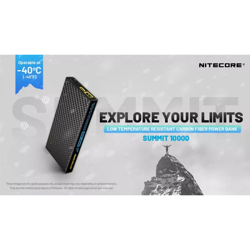 Powerbank Nitecore Summit 10000 mAh 38.5W nero