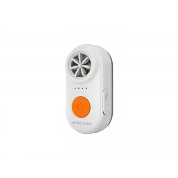 Fischietto elettronico di emergenza Nitecore NWE10 bianco 120dB IP67 SOS