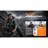 Fischietto elettronico di emergenza Nitecore NWE10 bianco 120dB IP67 SOS