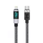 Cavo ORICO LDC2L USB-C a Lightning con indicatore LED di potenza, PD 29W, 480 Mbps, 1,5 m, nero