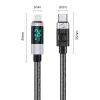 Cavo ORICO LDC2L USB-C a Lightning con indicatore LED di potenza, PD 29W, 480 Mbps, 1,5 m, nero