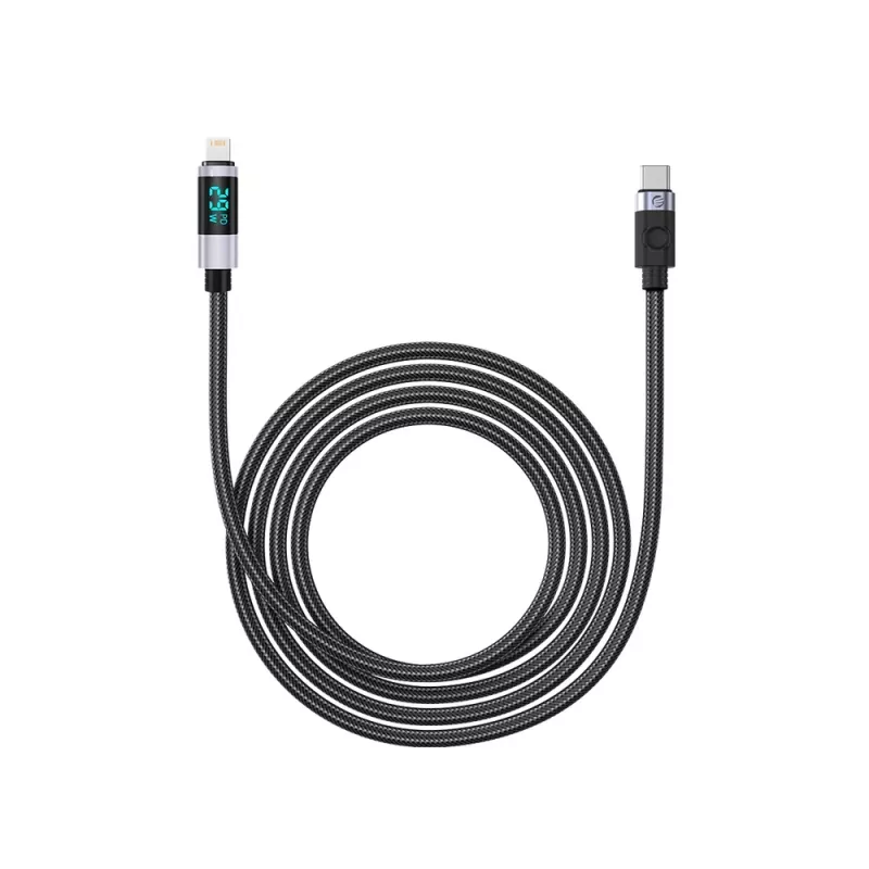 Cavo ORICO LDC2L USB-C a Lightning con indicatore LED di potenza, PD 29W, 480 Mbps, 1,5 m, nero