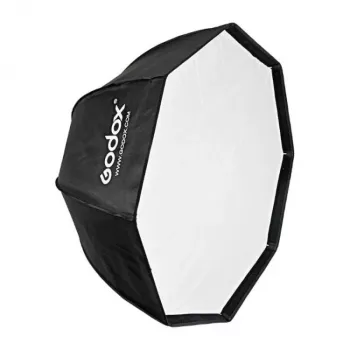 Godox SB-UBW95 softbox ombrello ottagonale 95cm con attacco Bowens, interno argentato, diffusori e borsa da trasporto