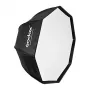 Godox SB-UBW95 softbox ombrello ottagonale 95cm con attacco Bowens, interno argentato, diffusori e borsa da trasporto