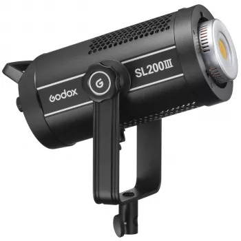 Godox SL200III luce video LED 200W luce diurna con attacco Bowens, 5600K, CRI 96+, TLCI 97+, controllo tramite app, ventola silenziosa, 11 effetti FX
