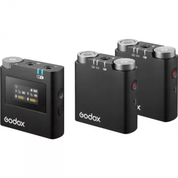 Godox Virso M2 sistema microfonico wireless 2,4 GHz per registrazioni