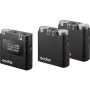 Godox Virso M2 sistema microfonico wireless 2,4 GHz per registrazioni
