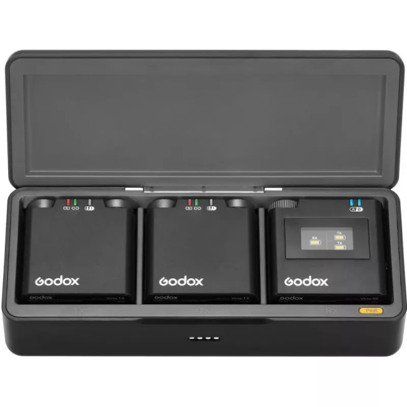Godox Virso M2 sistema microfonico wireless 2,4 GHz per registrazioni