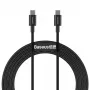 Baseus CATYS-C01 cavo di ricarica rapida USB-C su USB-C 100W PD 2m nero