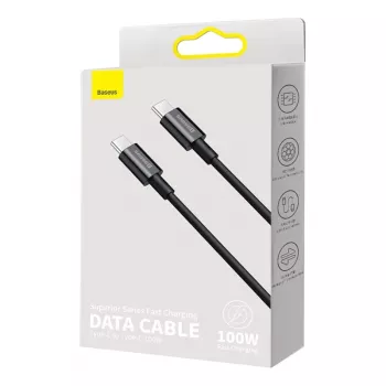 Baseus CATYS-C01 cavo di ricarica rapida USB-C su USB-C 100W PD 2m nero