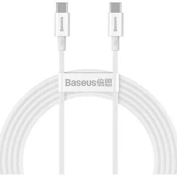 Baseus Superior Series cavo USB-C su USB-C 100W 2m bianco
