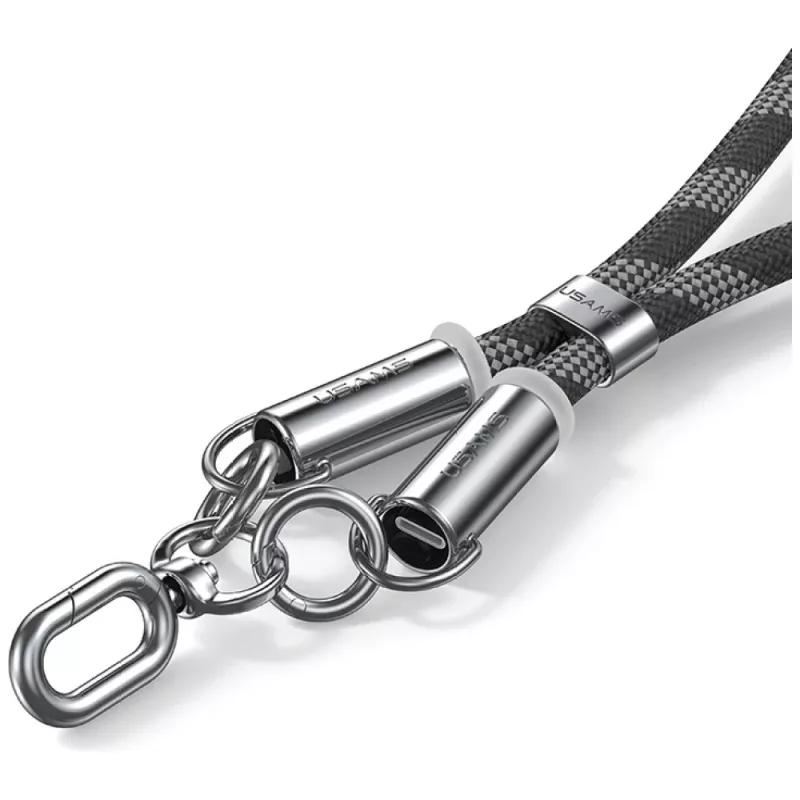 USAMS SJ746 Cavo di ricarica con cinturino 30W USB-C a Lightning 1,2 m rosa