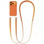 USAMS ZB360 Cinturino per cellulare regolabile 1,08-2,08 m arancione