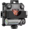 Set luce video LED bi-color Zhiyun M20 Combo 20W con RGB, mini treppiede, diffusore, griglia, bandiere