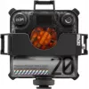 Set luce video LED bi-color Zhiyun M20 Combo 20W con RGB, mini treppiede, diffusore, griglia, bandiere