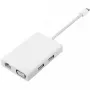 Adattatore multiplo Xiaomi Mi da USB-C a VGA e Gigabit Ethernet (bianco/argento)