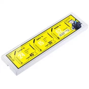 Display IPS Jonsbo DS916 bianco da 9,16 pollici con montaggio su case
