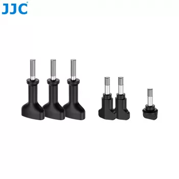 Set di viti a testa zigrinata JJC SK-6 M5 per action cam (confezione da 6, nero)