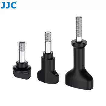 Set di viti a testa zigrinata JJC SK-6 M5 per action cam (confezione da 6, nero)