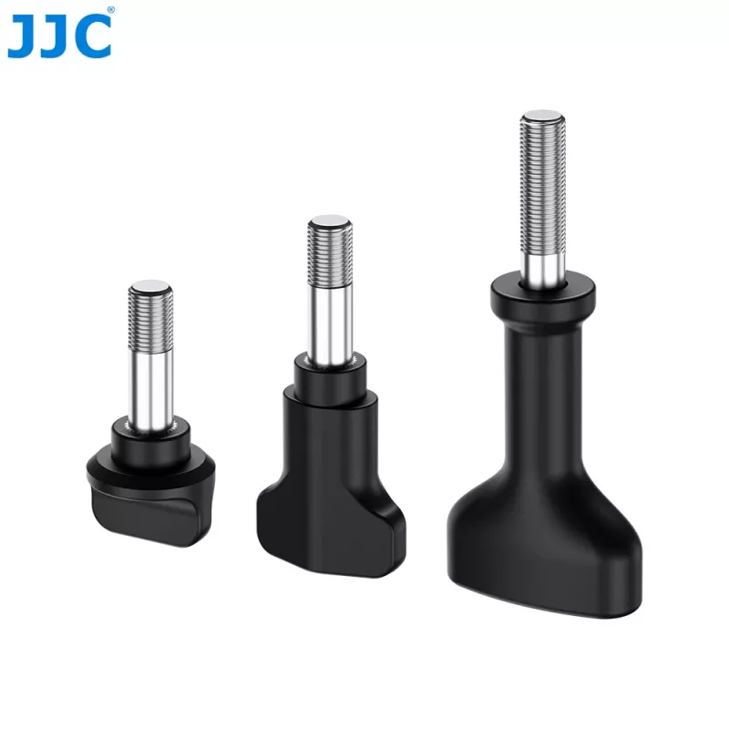 Set di viti a testa zigrinata JJC SK-6 M5 per action cam (confezione da 6, nero)