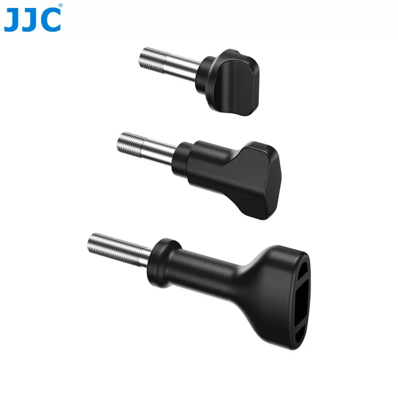 Set di viti a testa zigrinata JJC SK-6 M5 per action cam (confezione da 6, nero)