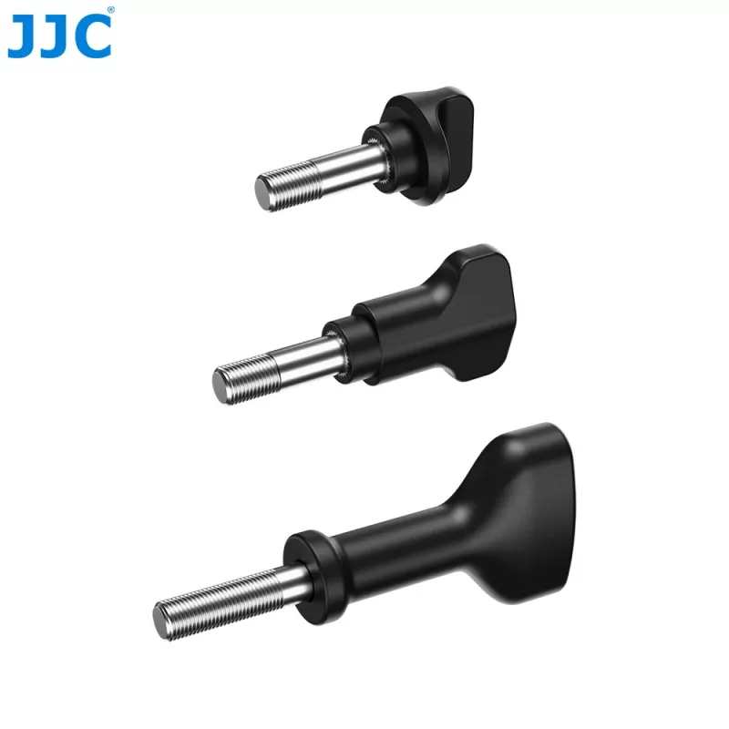 Set di viti a testa zigrinata JJC SK-6 M5 per action cam (confezione da 6, nero)