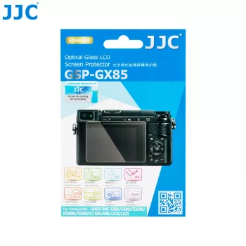 Pellicola protettiva in vetro temperato JJC per Panasonic Lumix GX80 GX85 FZ2000 FZ2500 G7 FZ300 G80 G85 LX10 LX15 – durezza 9H, 0,3 mm, LCD 3,0 pollici
