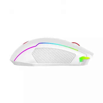 Redragon M914W-RGB NIX Mouse gaming wireless, 5000 DPI, Bianco