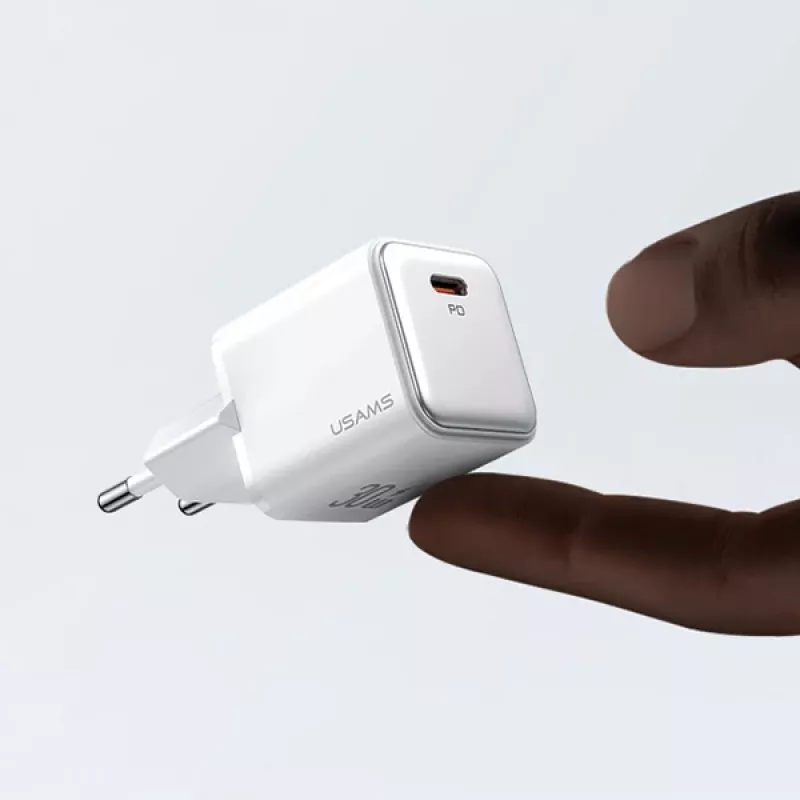 USAMS X-ron Series 30W USB-C PD caricabatterie da parete - viola (US-CC186)