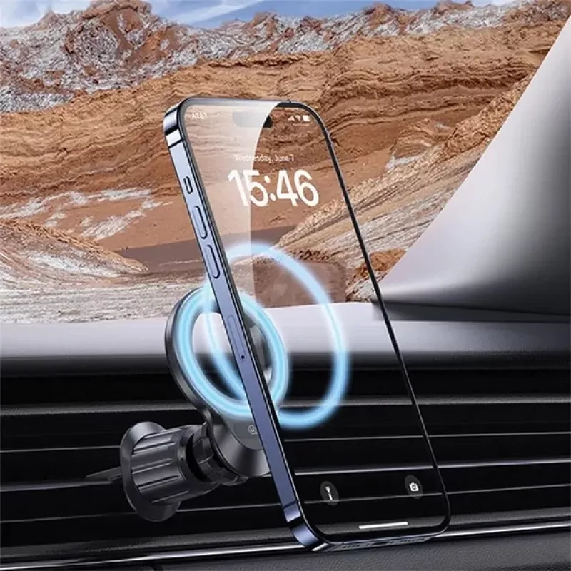 USAMS supporto magnetico universale per bocchette di aerazione auto ZJ75 - nero