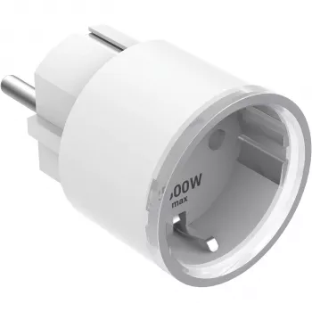 Jackery x Shelly Smart Plug Pro presa Wi-Fi con monitoraggio energetico, 16A, 3680W, Alexa e Google Assistant, bianco